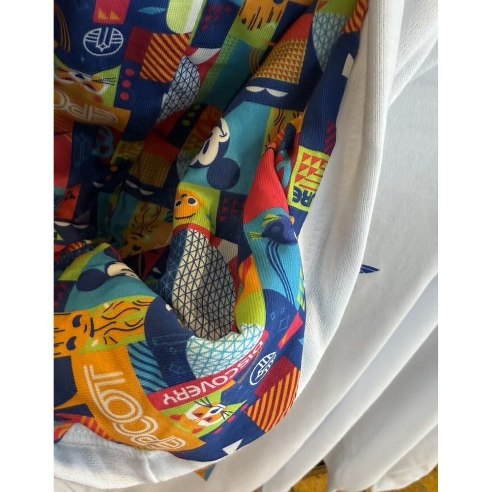 2025 Disney Parks Epcot Spaceship Earth L Sweatshirt Hooded Zip Mickey Figment - Picture 5 of 5
